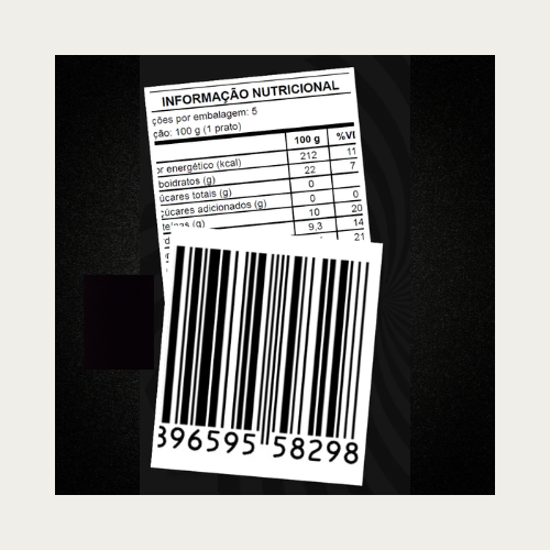 Informação Nutricional + Código de Barras