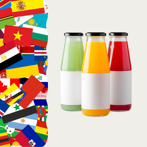 Design com Criação de Rotulo Internacional